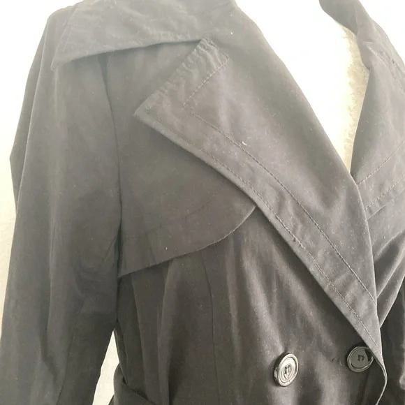 JouJou Black Belted Coat - Picture 6 of 10
